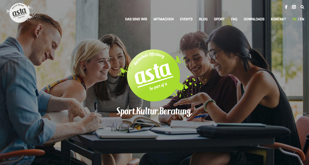 Relaunch der AStA-Webseite